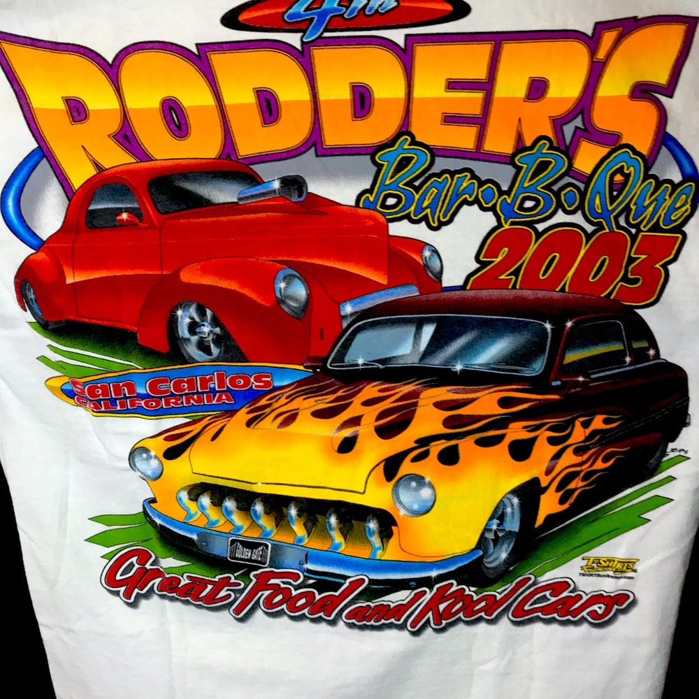 Vintage ‘03 hot rod car show tee